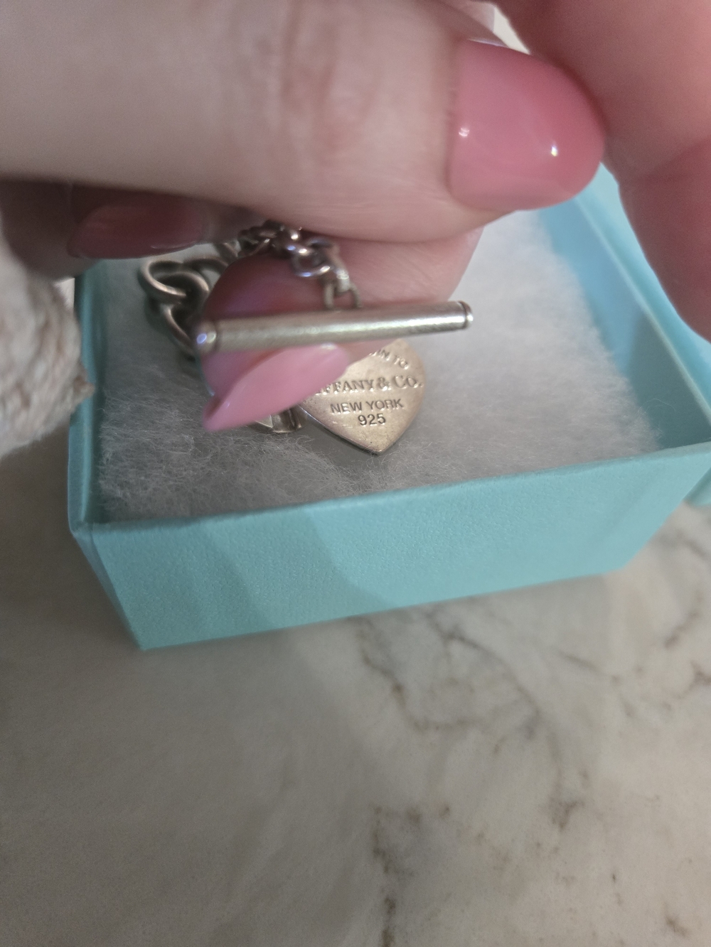 ✨ SALE Return To Tiffany's Heart Charm Bracelet w/ Box - Picture 12 of 15